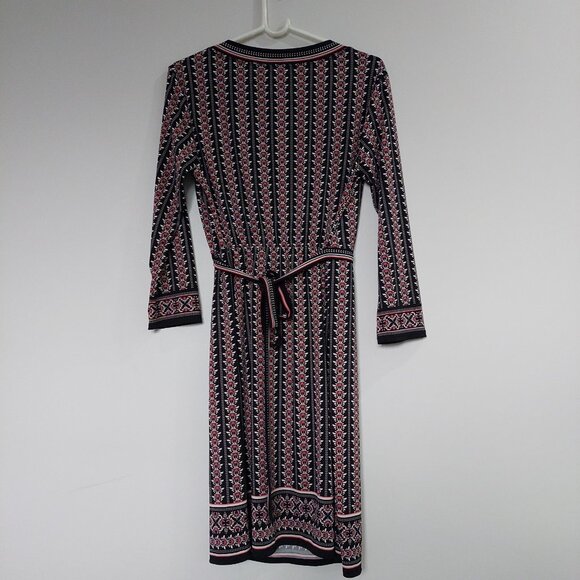 Women's Max Studio Nordstrom Long Sleeve Faux Wrap Floral Dress, Size S - Picture 3 of 10